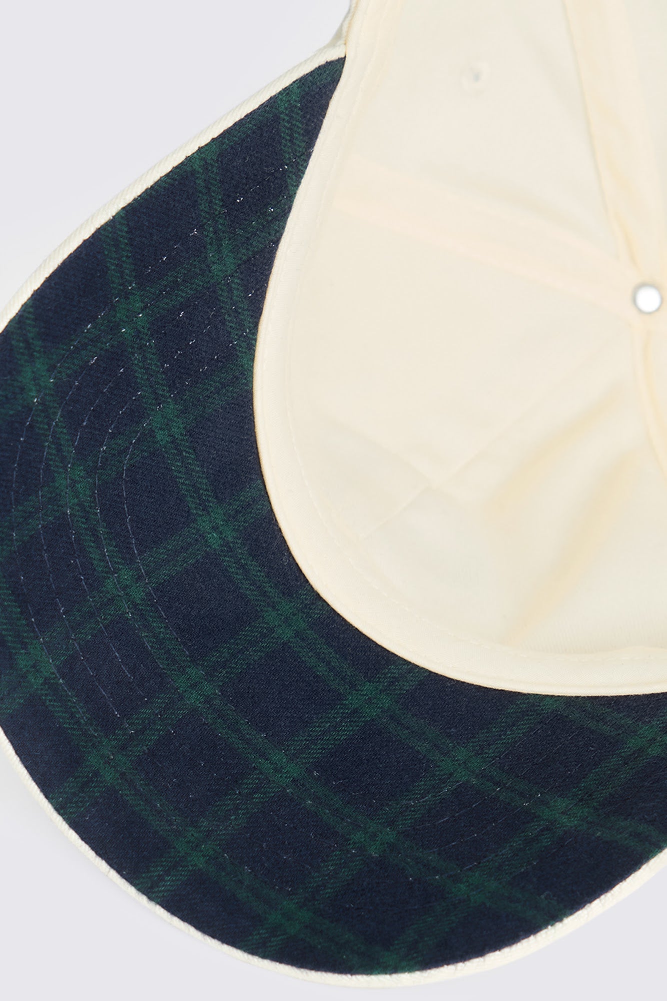 Classic Cap with Plaid Undervisor