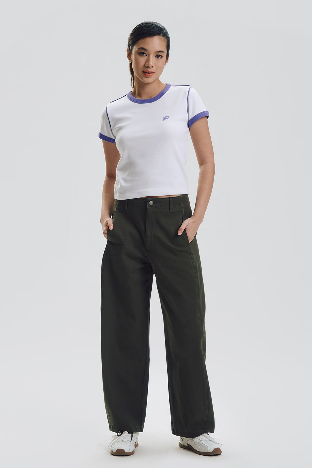 Slim Ringer Graphic T-Shirt