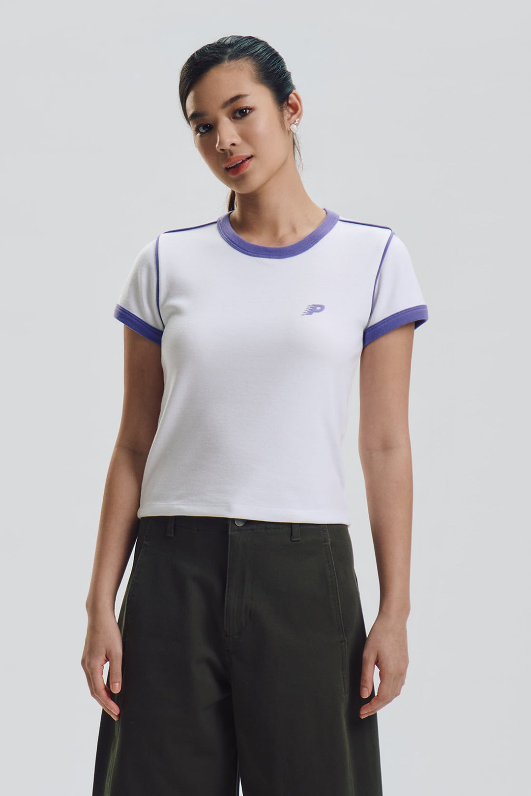 Slim Ringer Graphic T-Shirt