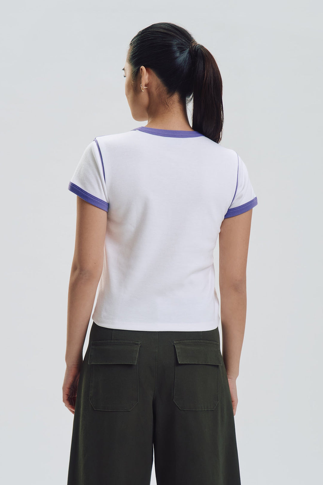 Slim Ringer Graphic T-Shirt