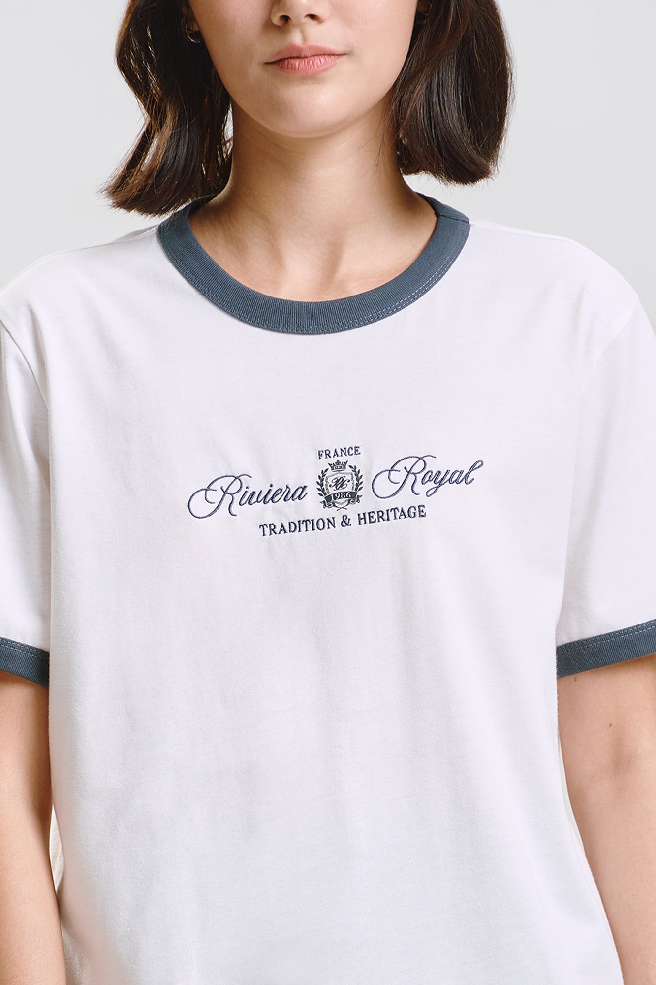 Riviera Royal Ringer Relaxed Graphic T-Shirt