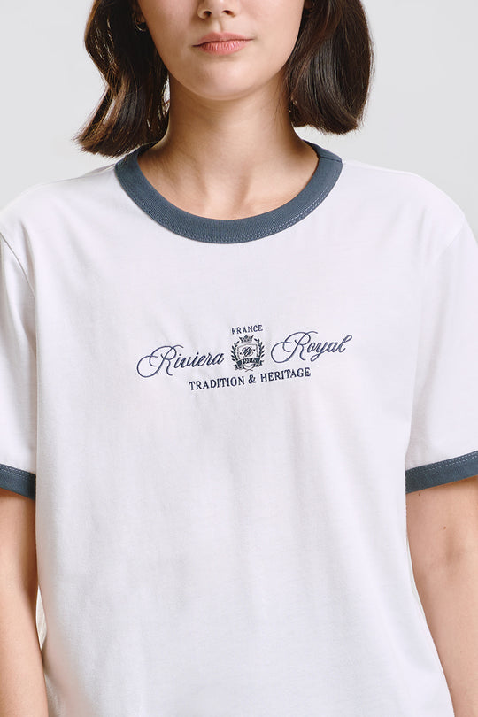 Riviera Royal Ringer Relaxed Graphic T-Shirt