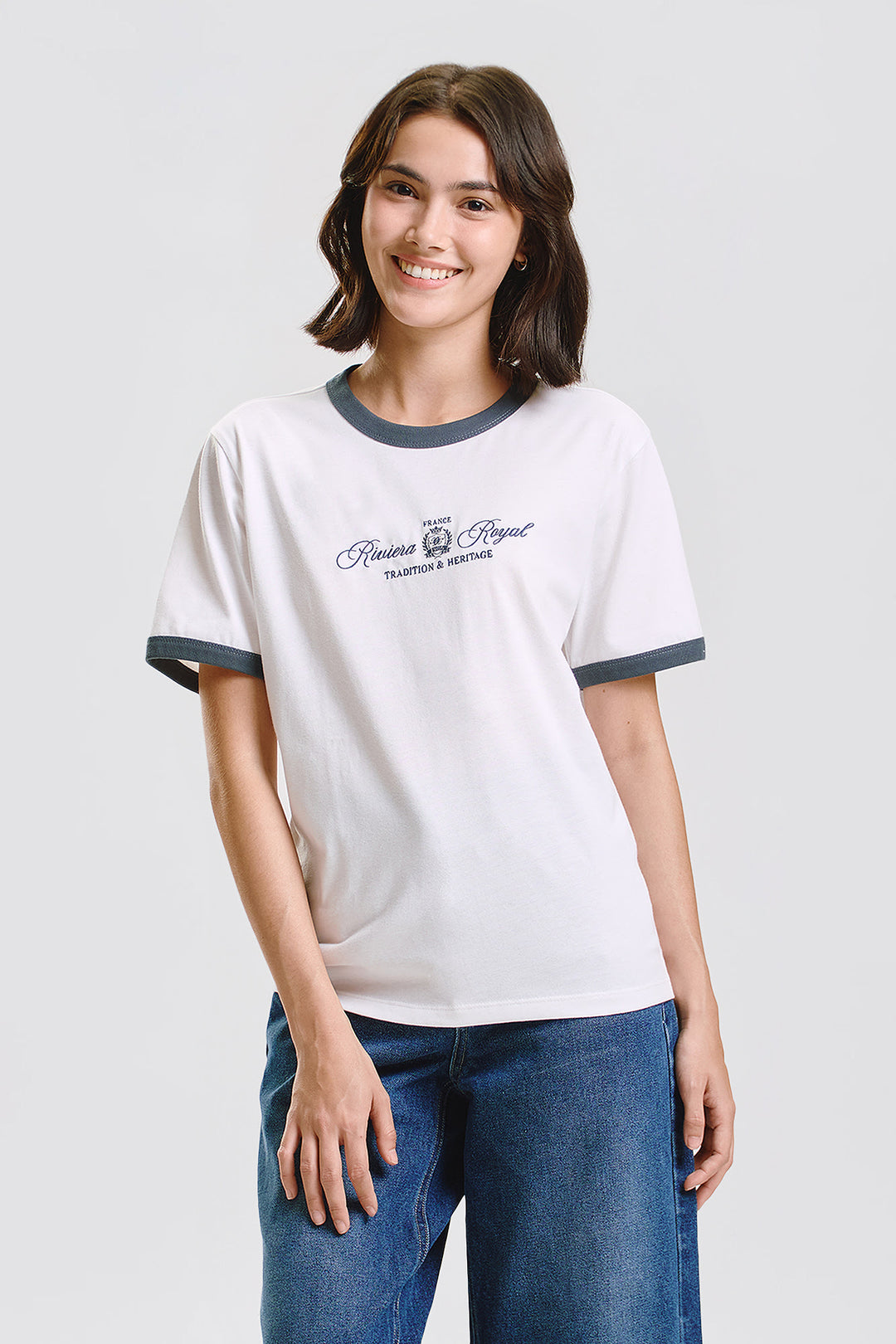 Riviera Royal Ringer Relaxed Graphic T-Shirt