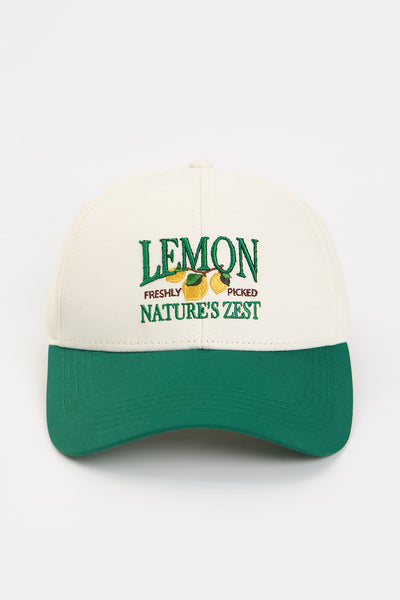 Twill Color Blocking Varsity Cap