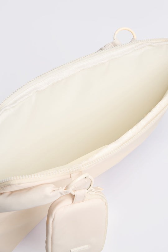 Nylon Laptop Bag with Puffy Strap and Coin Purse