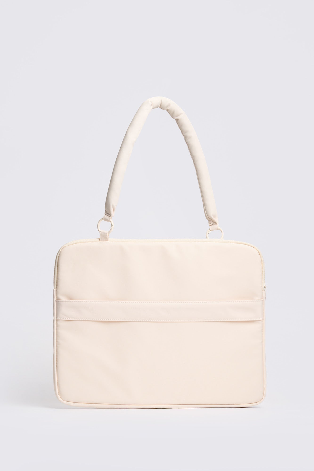 Nylon Laptop Bag with Puffy Strap and Coin Purse