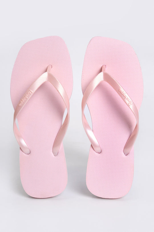 Women's Square Toe Flip Flops