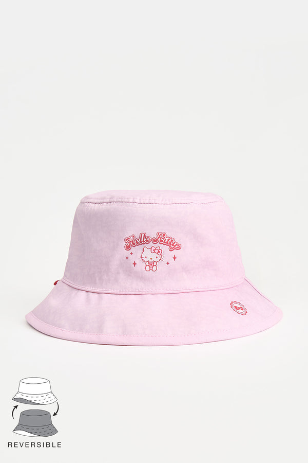 Penshoppe ❤️ Hello Kitty Twill Reversible Bucket Hat