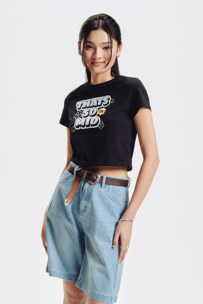 That's So Mid Slim Graphic T-Shirt