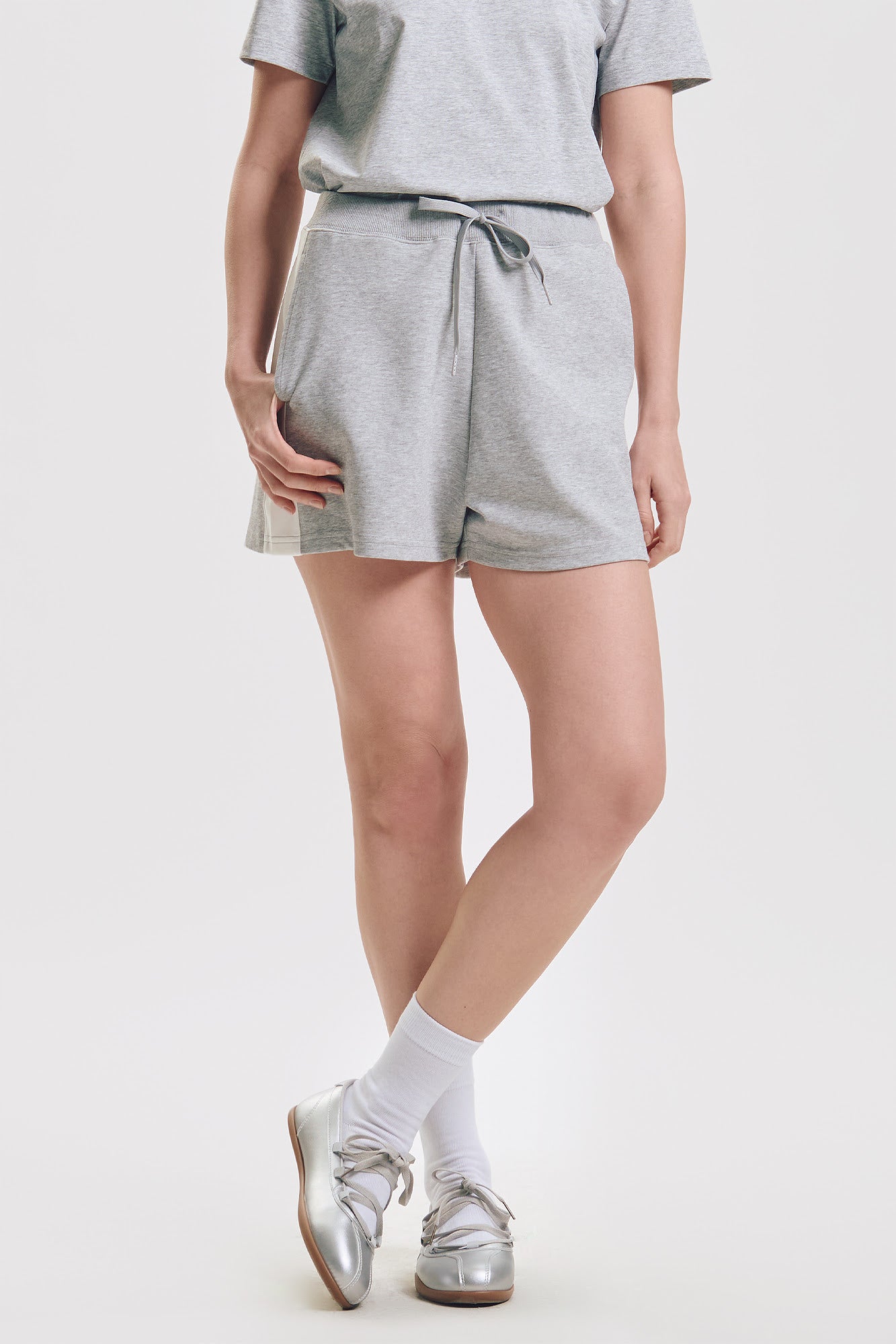 Stay Cool Knit Shorts with Side Paneling