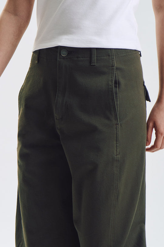 Twill Barrel Pants