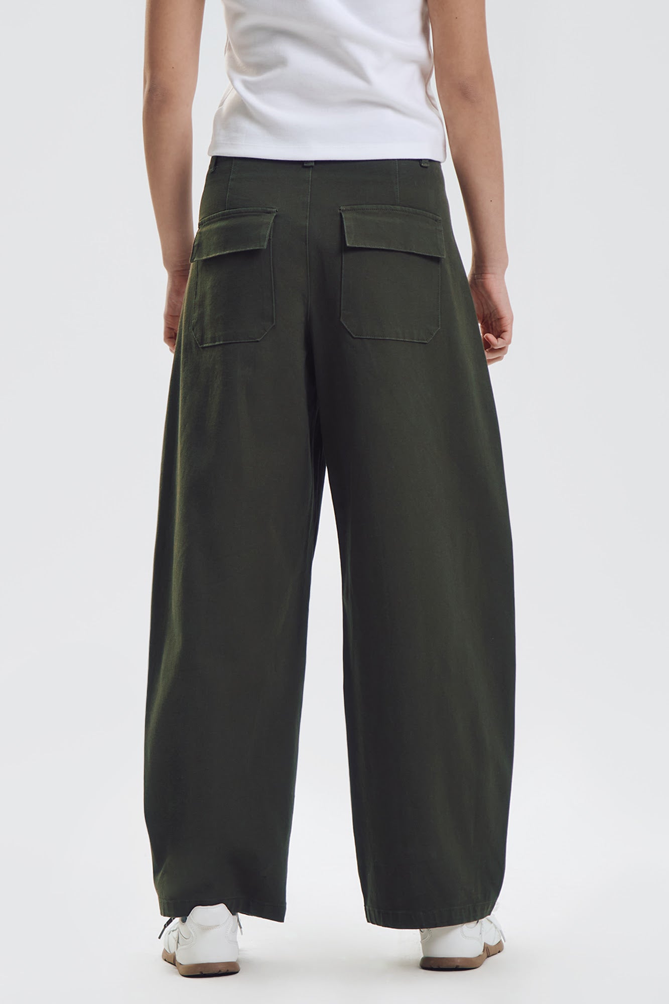 Twill Barrel Pants