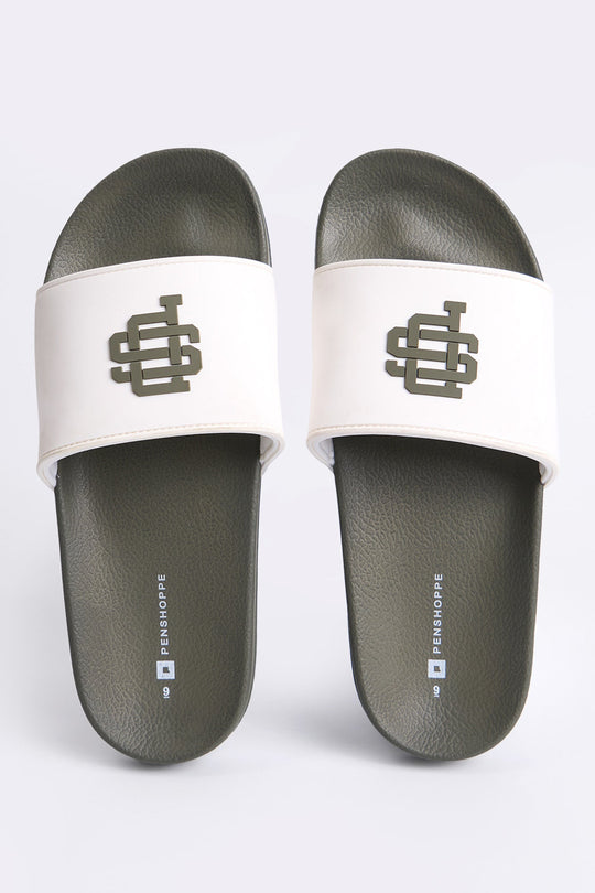 Men's One Band Contrast Slides