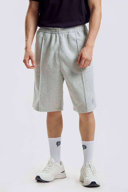 Baggy Fit Knit Shorts with Side Taping