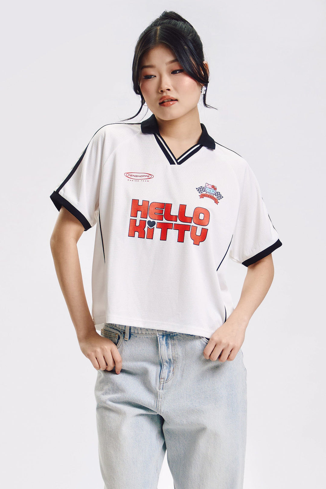 Penshoppe ❤️ Hello Kitty Loose Polo