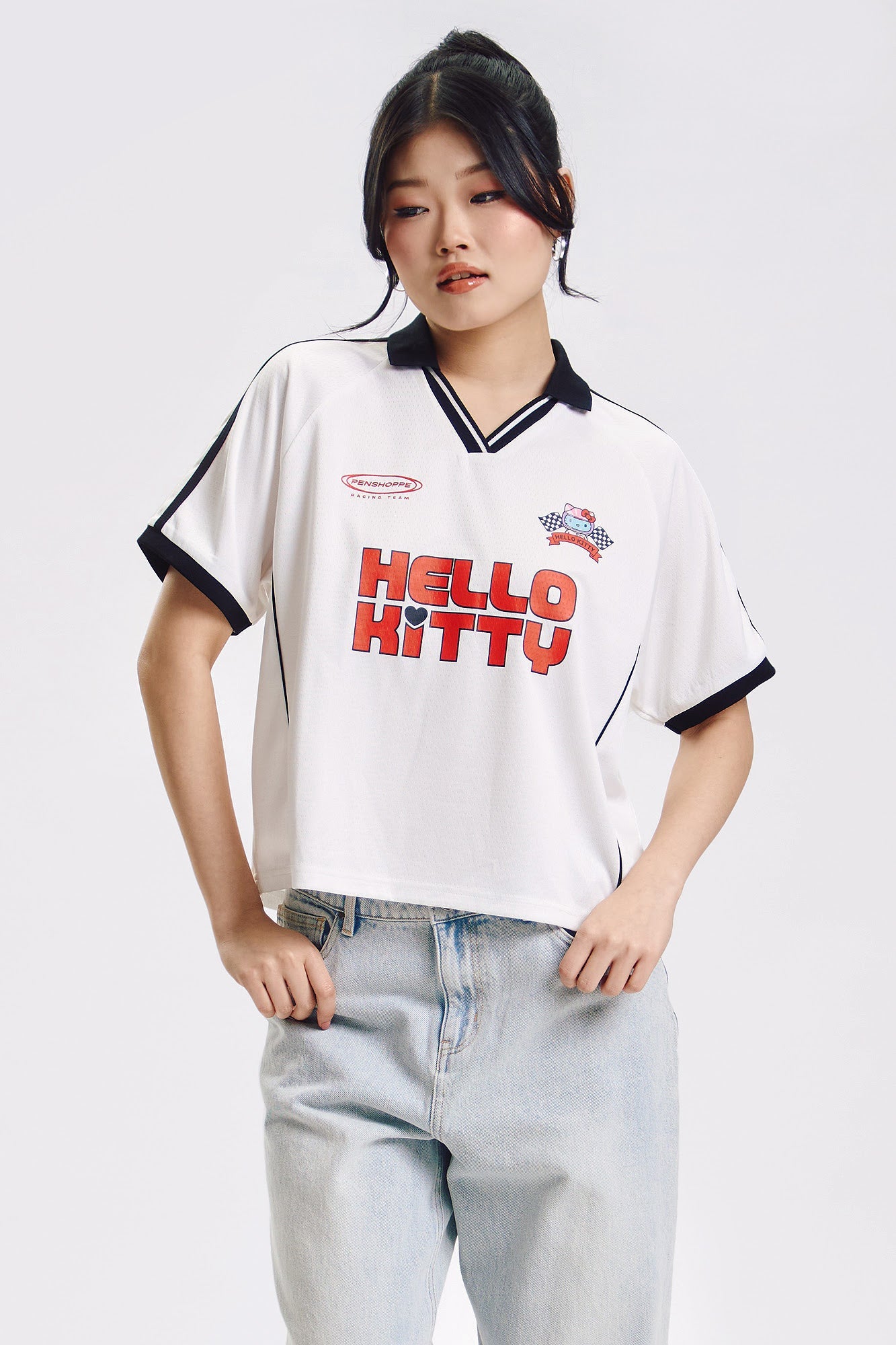 Penshoppe ❤️ Hello Kitty Loose Polo