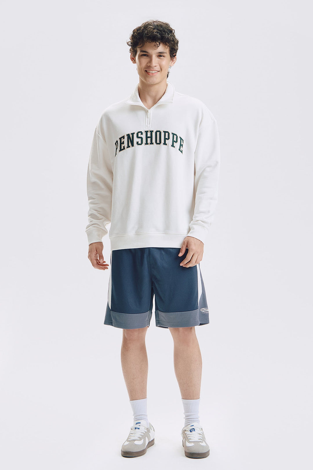 Relaxed Quarter Zip Pullover