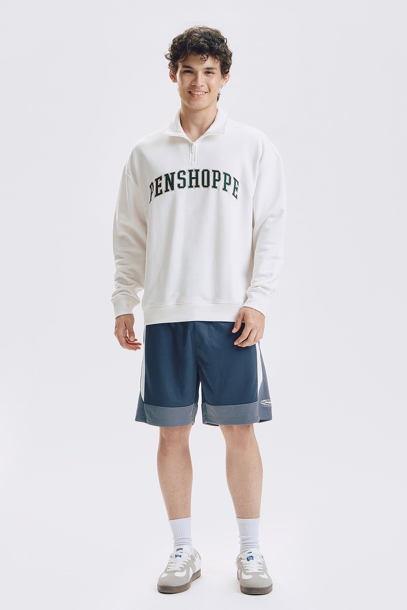 Relaxed Quarter Zip Pullover