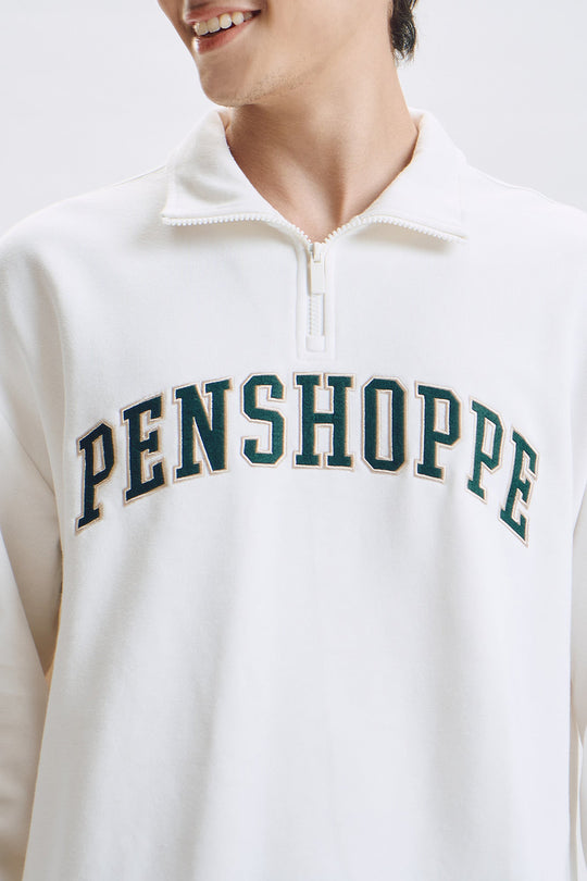 Relaxed Quarter Zip Pullover