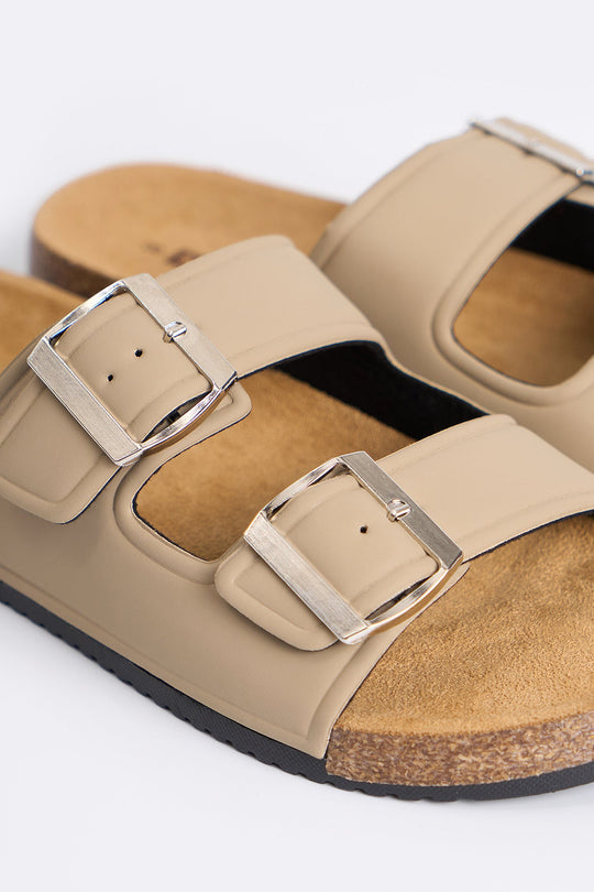 Women's Two-Band Slip On Sandals