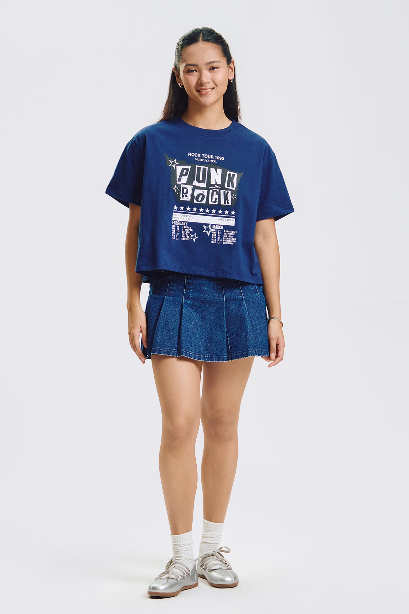 Punk Rock Loose Graphic T-Shirt – PENSHOPPE