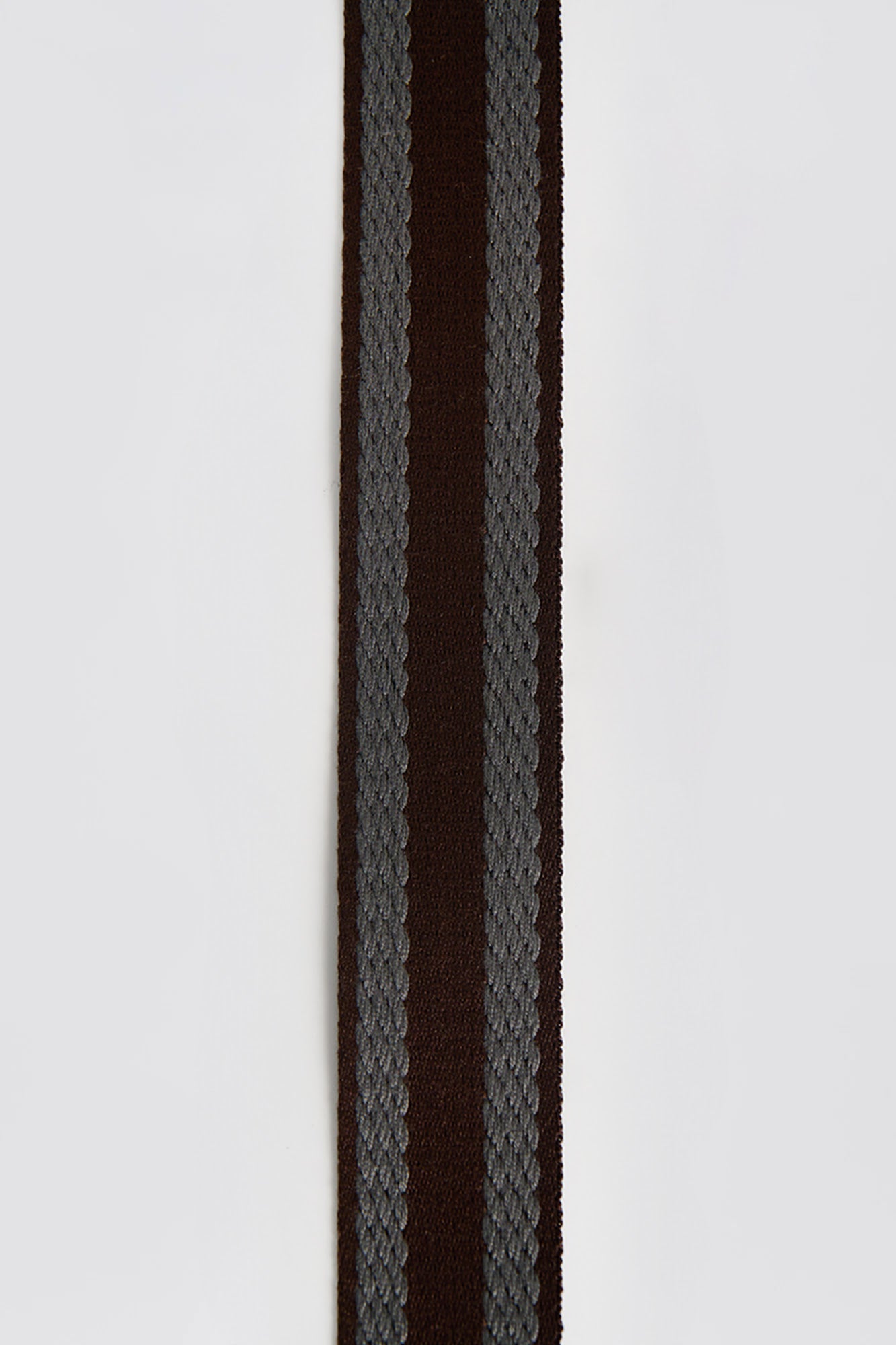 Men's Adjustable Belt with Tonal Stripe Detail