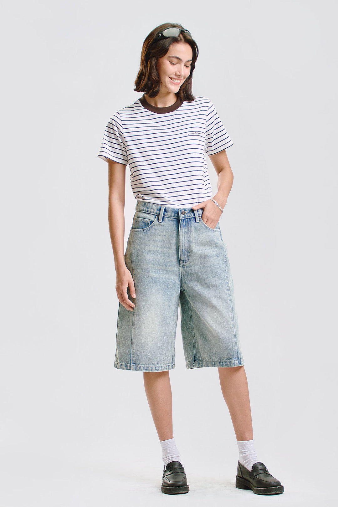 Skater Denim Shorts