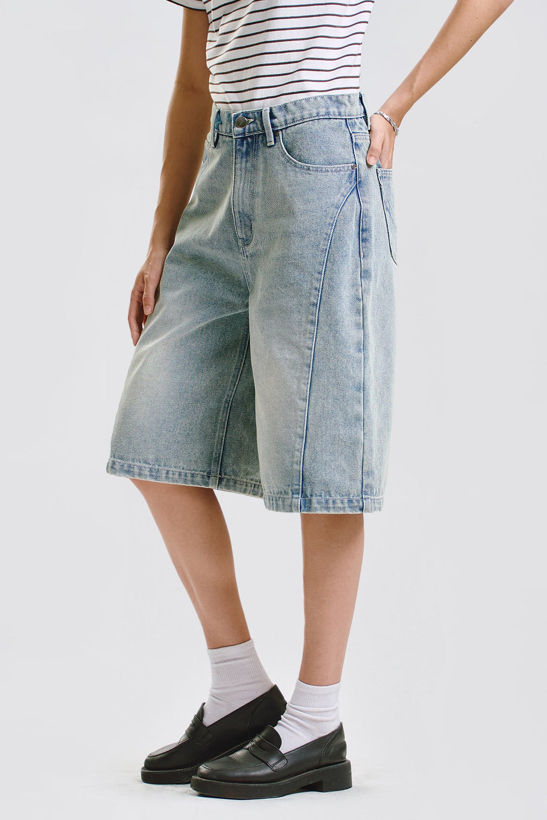 Skater Denim Shorts