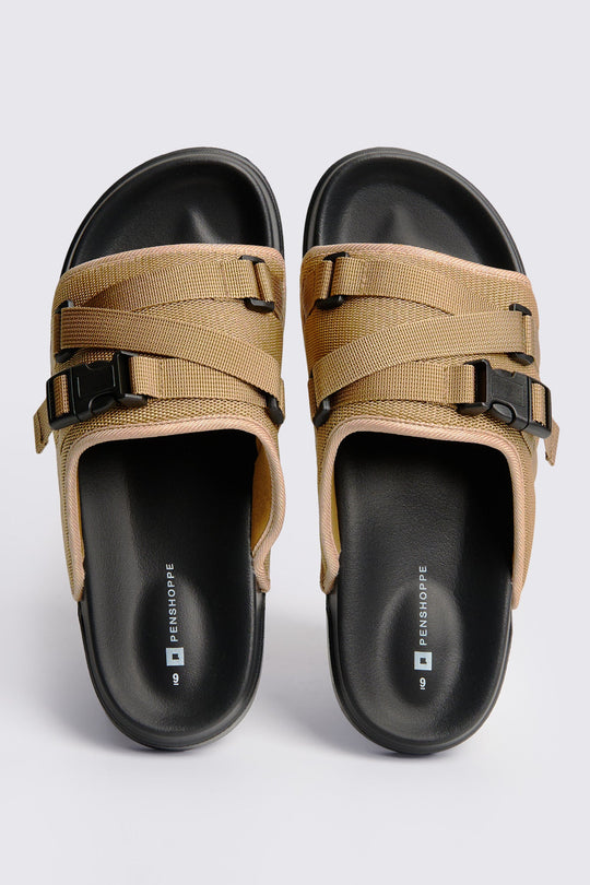 Men's One Band Mesh Slides