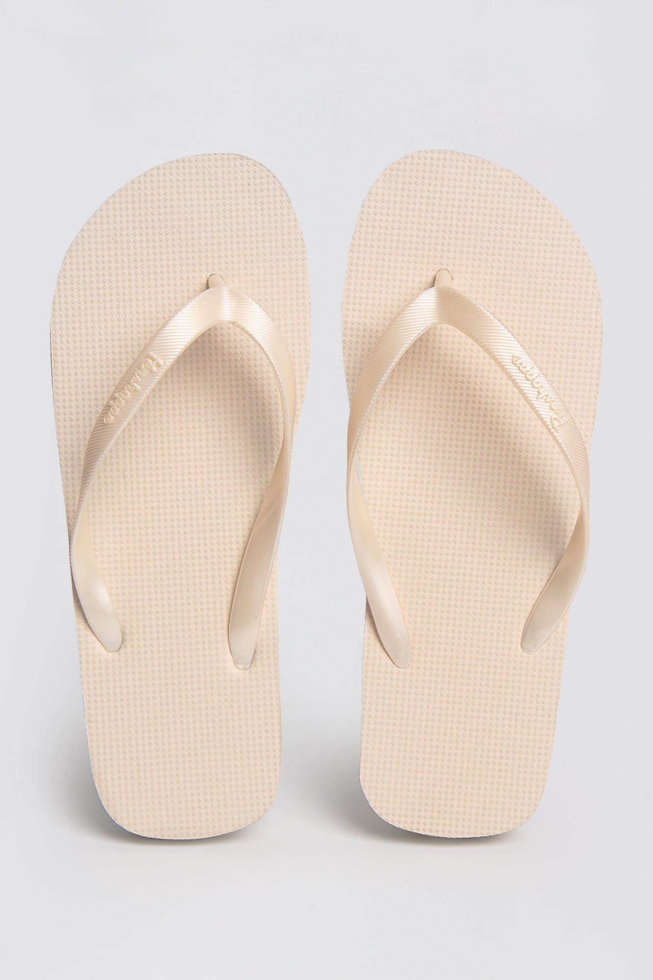 Women's Flip Flops with Metallic Strap