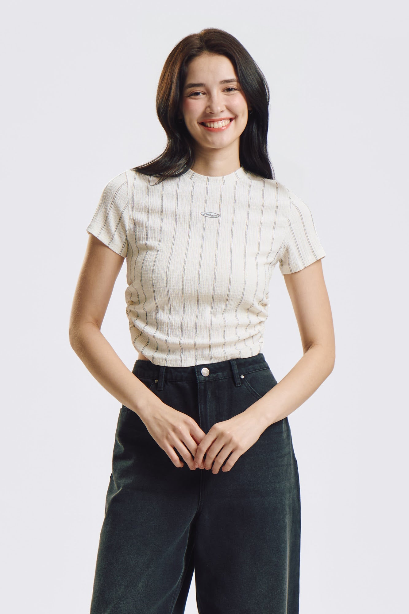 Textured Slim Branding Top
