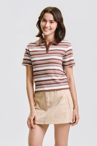 Striped Slim Polo