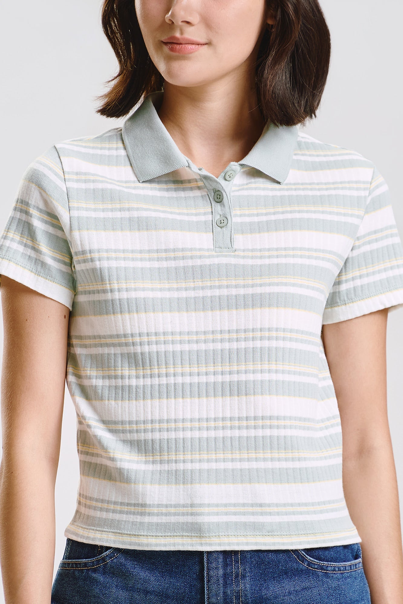 Striped Slim Polo