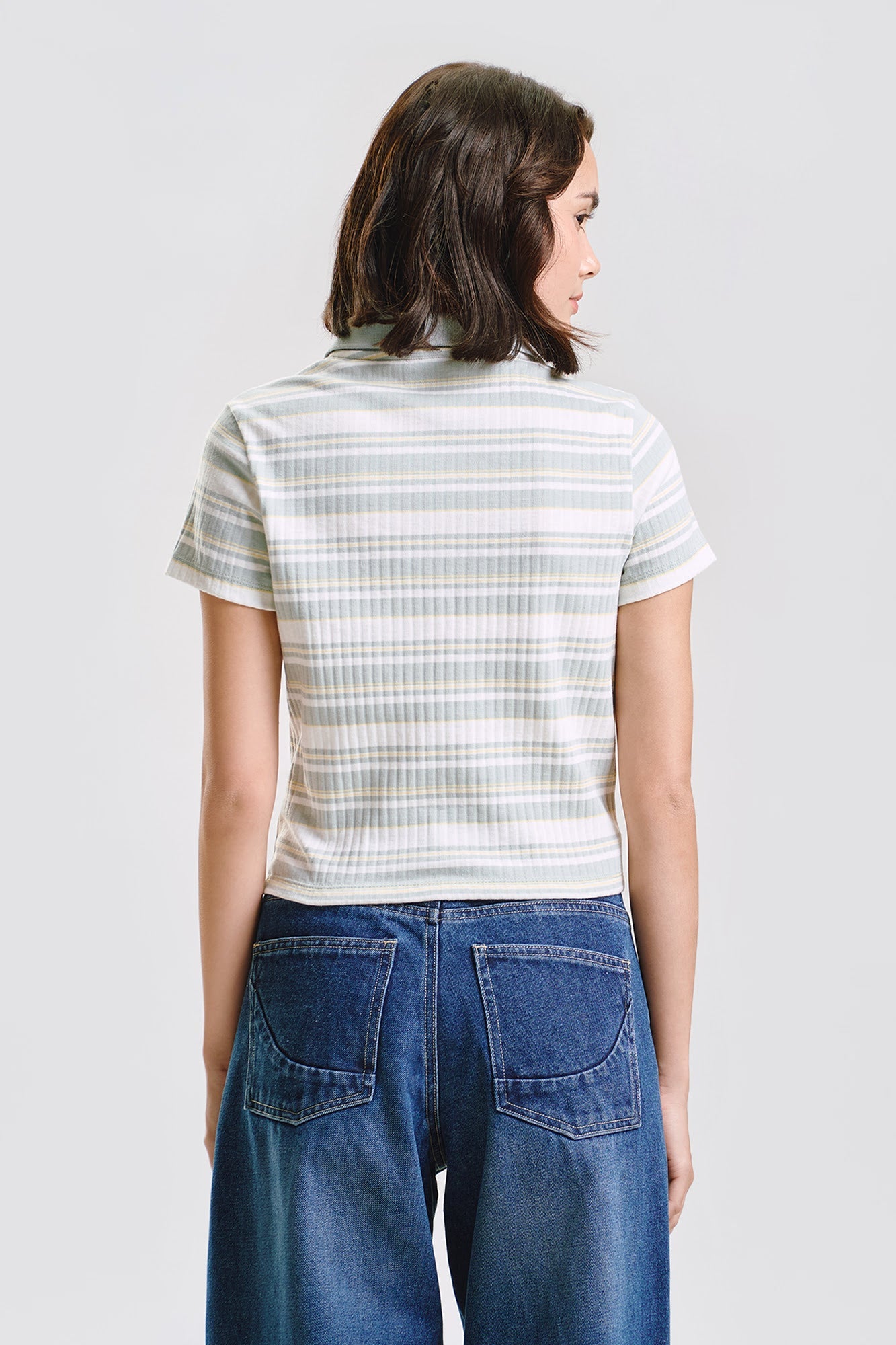Striped Slim Polo