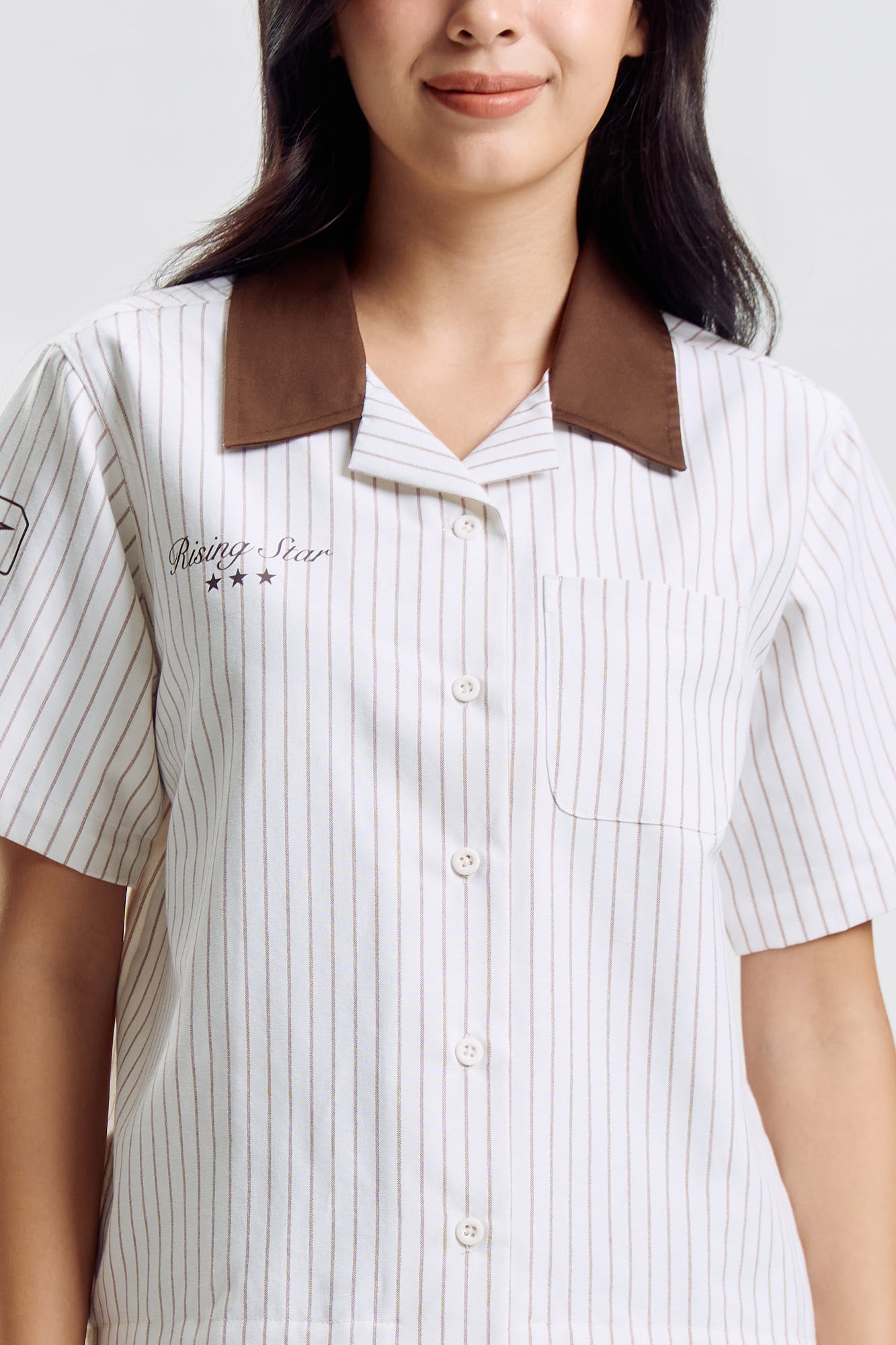 Boxy Striped Shirt