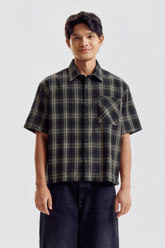 Boxy Checkered Shirt
