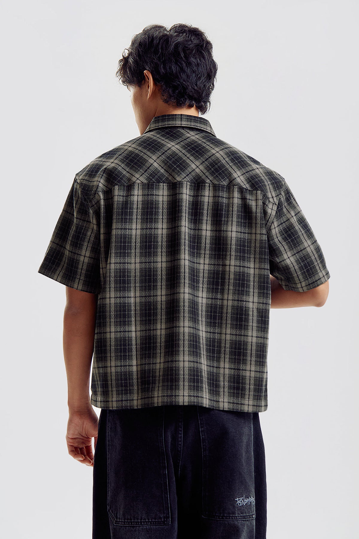 Boxy Checkered Shirt