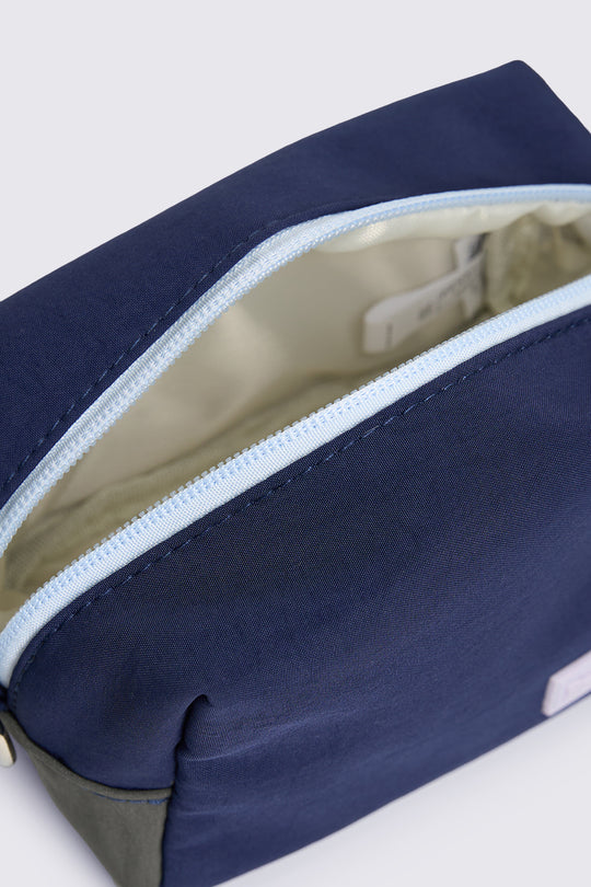 Nylon Colorblock Pouch