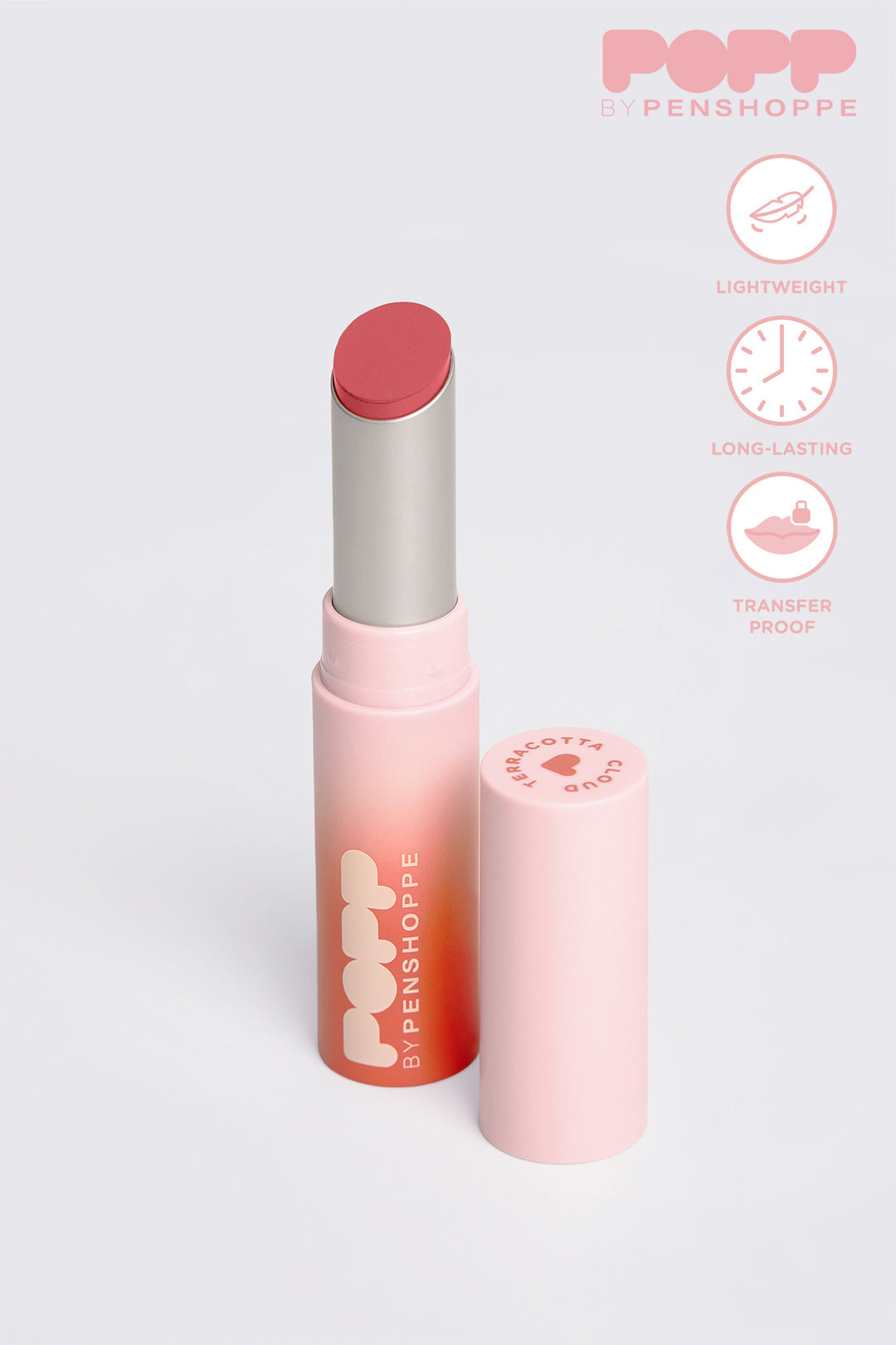 Penshoppe Popp Powderpopp Lipstick in Teracotta Cloud