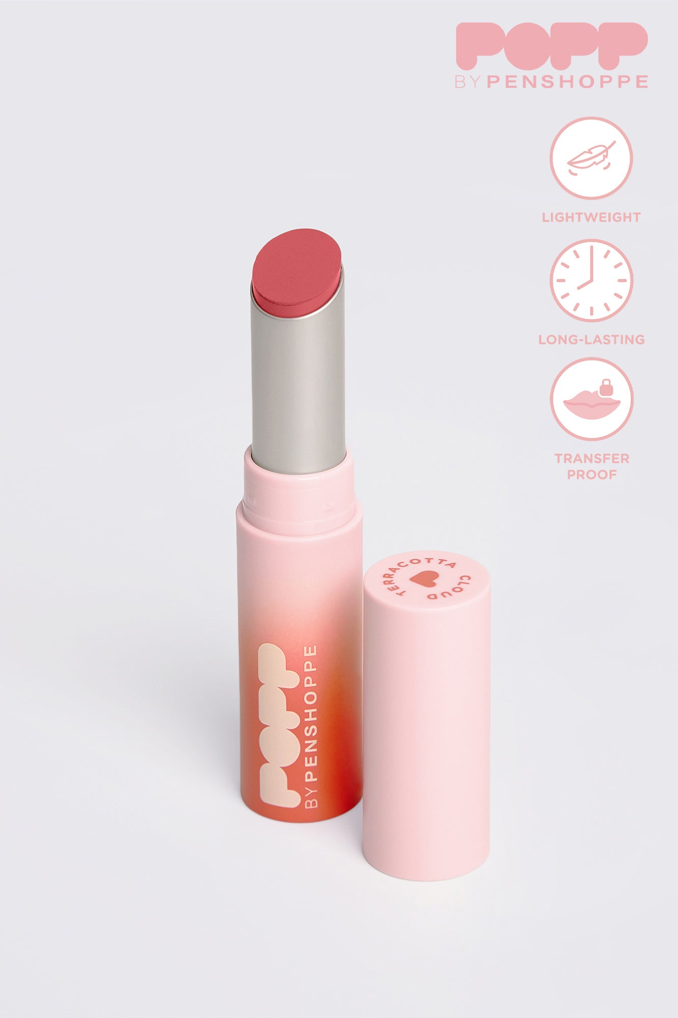 Penshoppe Popp Powderpopp Lipstick in Teracotta Cloud
