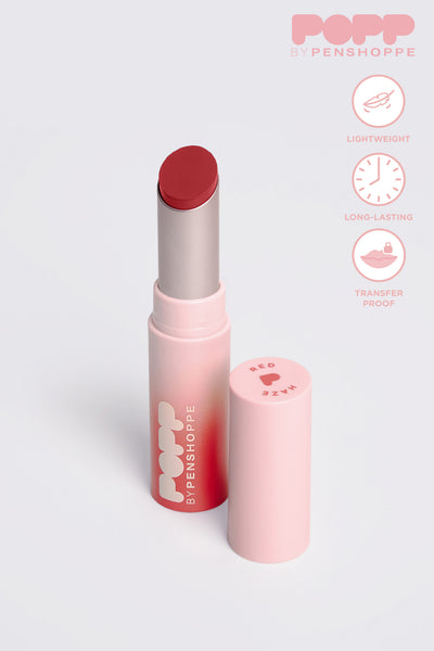 Penshoppe Popp Powderpopp Lipstick in Red Haze