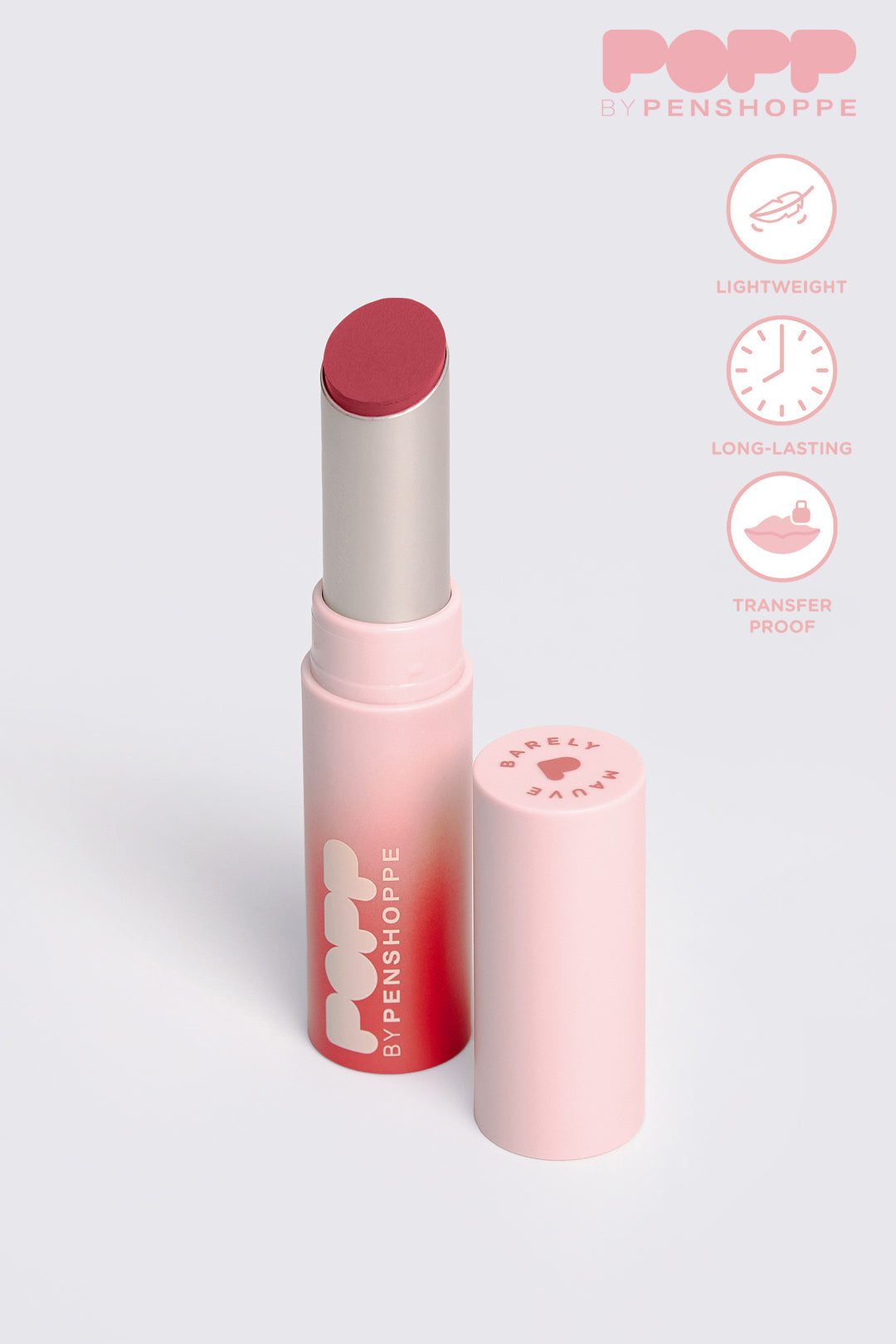 Penshoppe Popp Powderpopp Lipstick in Barely Mauve