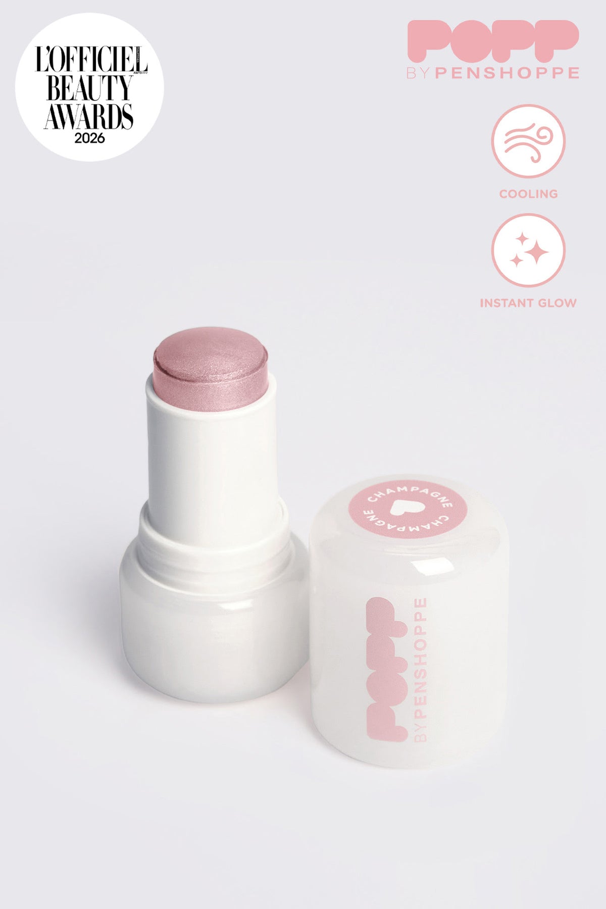 Penshoppe Popp Cool Glow Stick in Iced Champagne