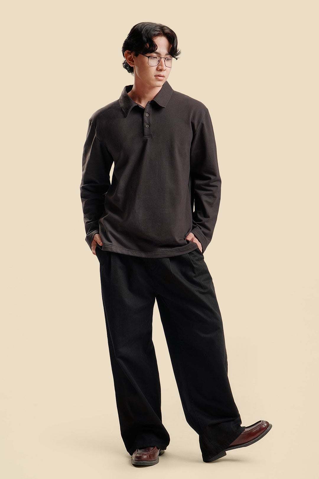 Dress Code Long Sleeve Polo