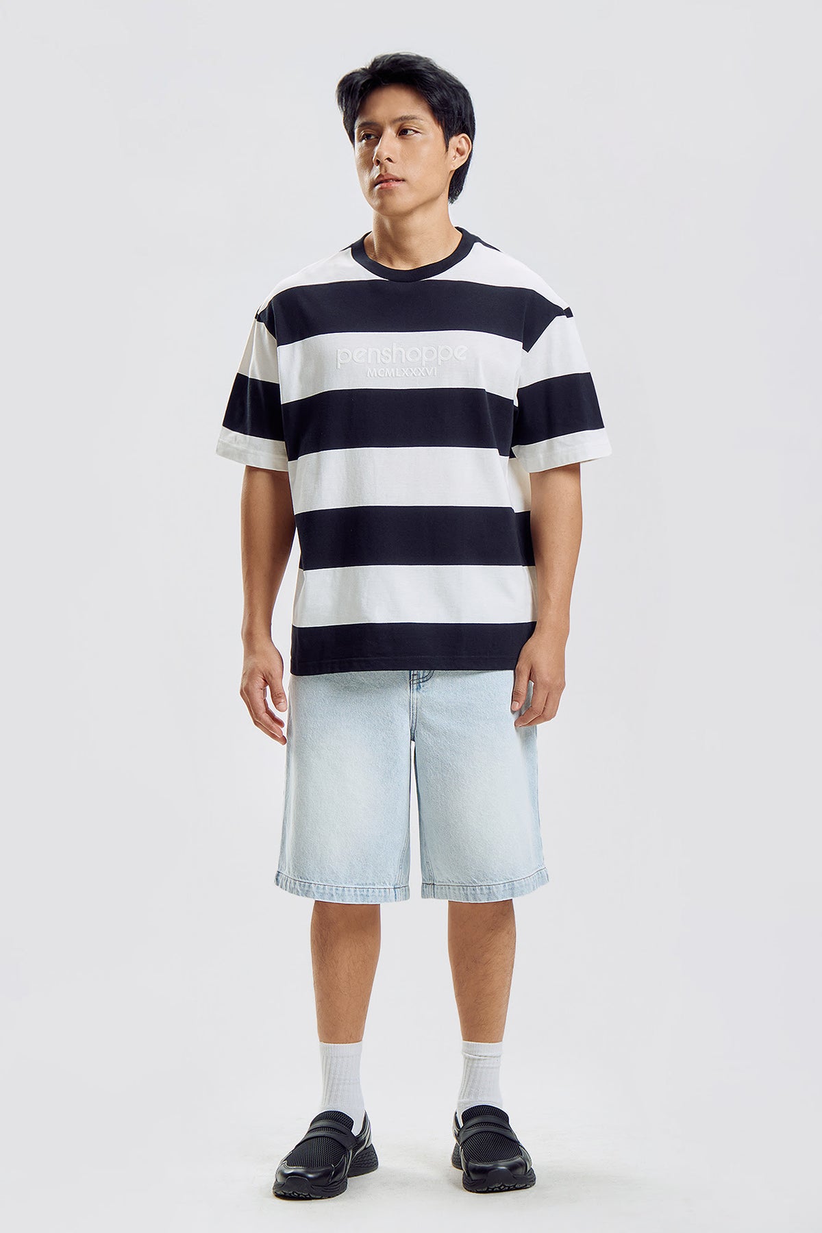 Denim Baggy Fit Shorts