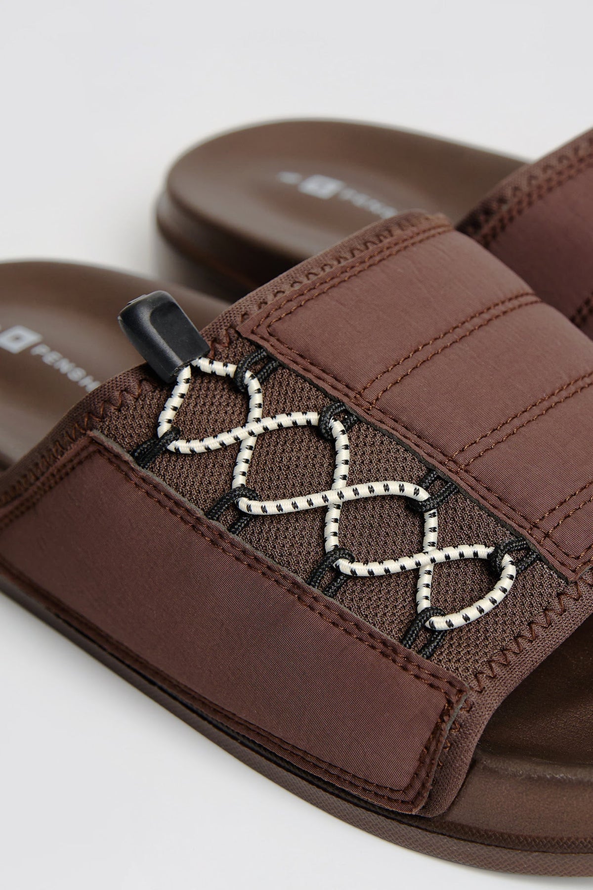 Men's Layered Band Slides