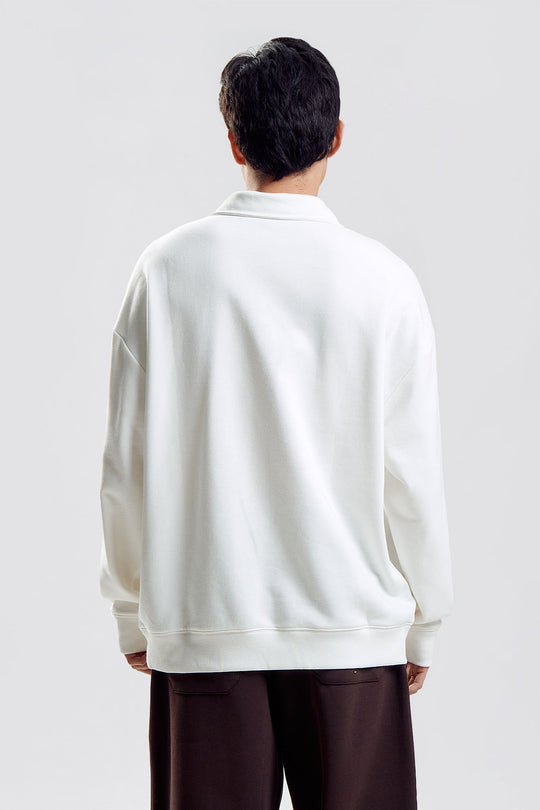 Essentials Relaxed Quarter Zip Pullover