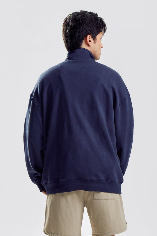 Essentials Relaxed Quarter Zip Pullover