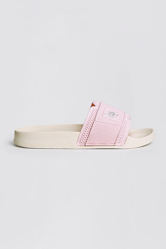 Women's Leather and Mesh Cushioned Slides