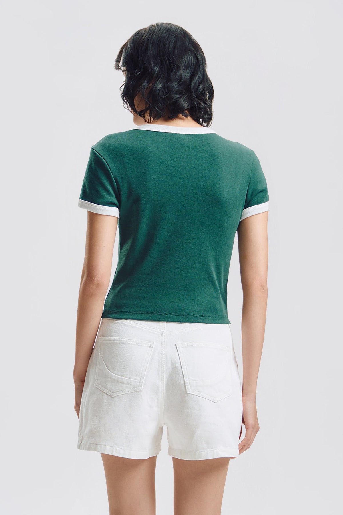 Penshoppe Slim Ringer Graphic T-Shirt